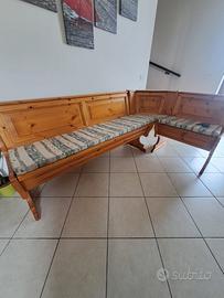 Giropanca in legno massello