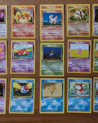 Carte Pokémon prima edizione