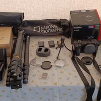 SONY A-6500 + 2OBIETTIVI e KIT  SEMI-PROFESSIONALE