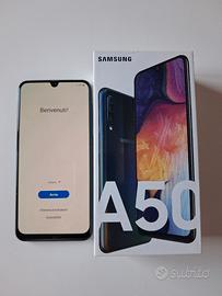 Samsung A50 smartphone 