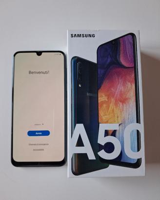 Samsung A50 smartphone 
