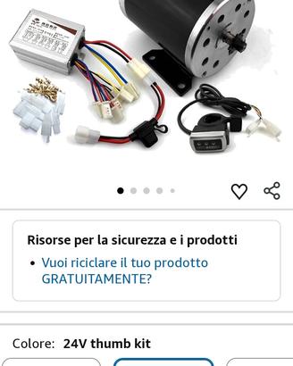 kit bici elettrica o quad  universale 