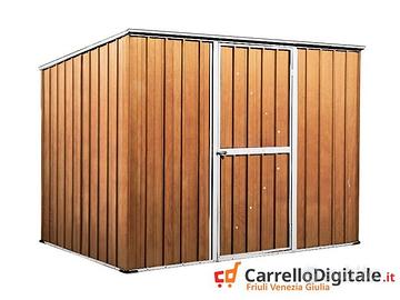 Casetta box giardino Acciaio 260x185 fin legno