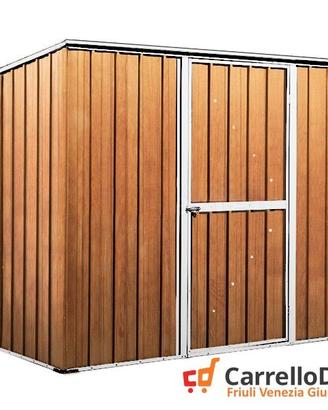 Casetta box giardino Acciaio 260x185 fin legno