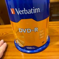 100 DVD+R VERGINI VERBATIM