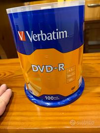 100 DVD+R VERGINI VERBATIM
