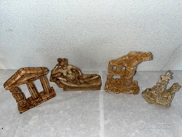 Set acquario rovine romane 4 pezzi nuovo