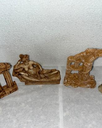 Set acquario rovine romane 4 pezzi nuovo