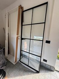 Porta a vetri e alluminio