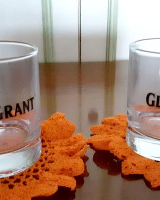GLEN GRANT 2 BICCHIERI COLLEZIONE SCOTCH PUBBLICIT