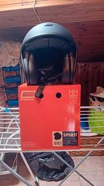 Casco nero opaco TG L