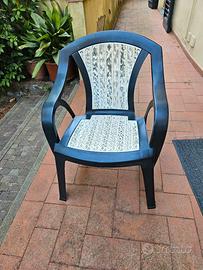 sedie da giardino in resina 