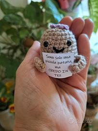 Patata positiva all'uncinetto 