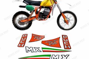 Adesivi compatibili Puch F3 MX 125, 250, 350, 500