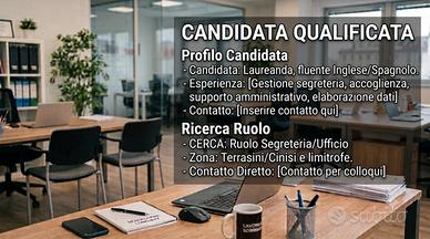 Segretaria/Assistente d'ufficio