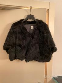 Pelliccia di coniglio STEFANEL taglia M nuova