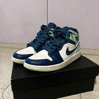 Jordan 1 Mid Mystic Navy Mint