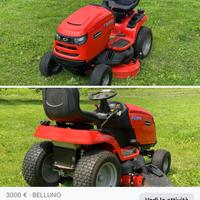 Trattorino tagliaerba