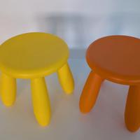 Sgabelli per bambini Mammut Ikea già montati