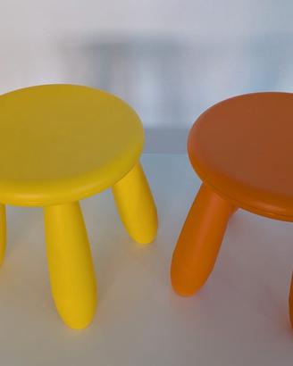 Sgabelli per bambini Mammut Ikea già montati