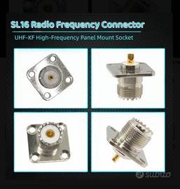 Connettore ricetrasmettitore so239 uhf radio