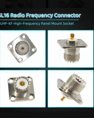 Connettore ricetrasmettitore so239 uhf radio 8 pc