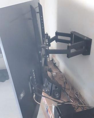 Tv Samusung quantum led 65 " + staffa acciaio