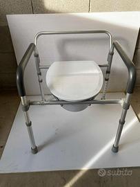 Sedia da doccia e da comodo per anziani