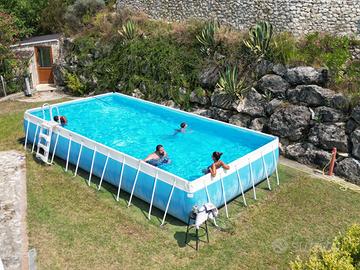 Piacina laghetto 4x8 metri usata