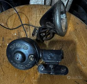 Gruppo luce dinamo e fanale bicicletta epoca