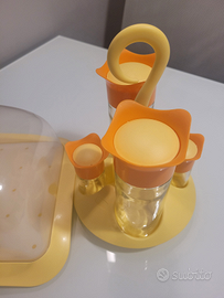 Oliera e formaggera più contenitore con coperchio