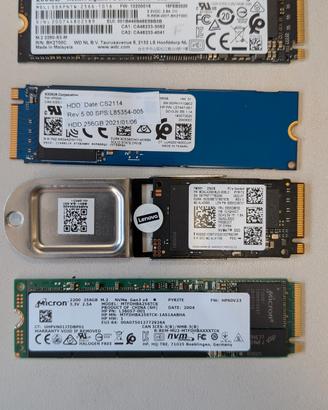 4 hard disk SSD NVME 250Gb 