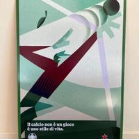 Targa pubblicitaria metallo Heineken Euro 2020 2