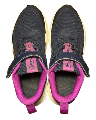 scarpe blu-fucsia Nike bambina (taglia 31,5) usate