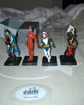 statuette marvel in piombo vari personaggi