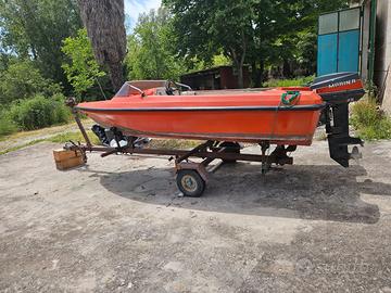 MOTOSCAFO BUSCO mt 4,20 MARINER 25 HP