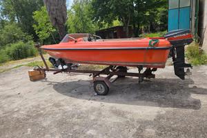 MOTOSCAFO BUSCO mt 4,20 MARINER 25 HP