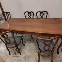 tavolo in legno anni 70