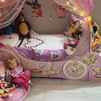 Letto bimba Carrozza principesse Disney