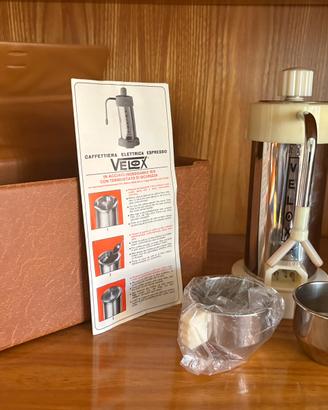 Caffettiera elettrica espresso Velox vintage
