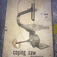 COPING SAW ATTACHMENT 1/4” SHANK ETC 20.119
