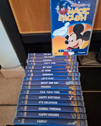 corso completo Magic English Disney dvd
