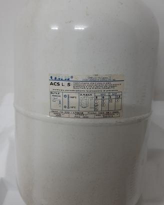 Vaso di espansione 5 litri acqua sanitaria e risc