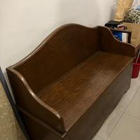 Cassapanca legno  arte povera