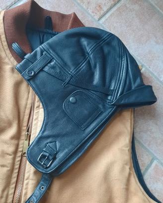 casco vintage pilota auto/aereo