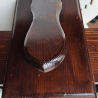scatola in legno per pulizia scarpe poggiapiedi