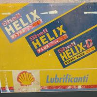 SHELL HELIX lubrificanti vintage