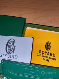 Portacarte Goyard Verde