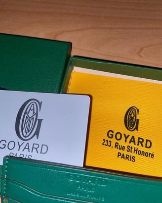 Portacarte Goyard Verde