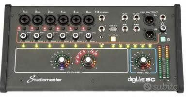 STUDIOMASTER DIGILIVE8C MIXER DIGITALE 8CH
